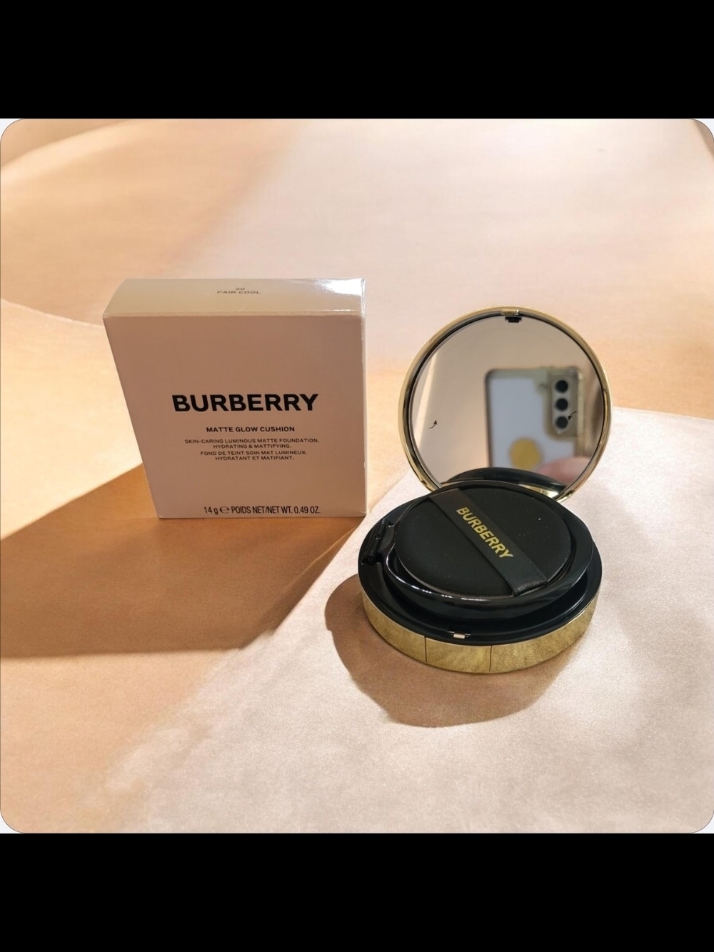Burberry Matte Glow Cushion Luminous Hydrating Powder Compact Foundation NEW